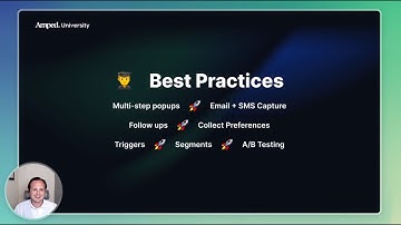 Best Practices for Email and SMS Popups | Amped University