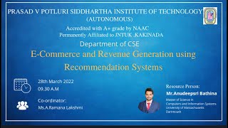 Ecommerce and Recommendation systems