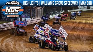 World of Outlaws NOS Energy Drink Sprint Cars | Williams Grove Speedway | May 8, 2026 | HIGHLIGHTS