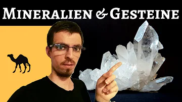 Was ist der Unterschied zwischen Gestein Mineral und Kristall?