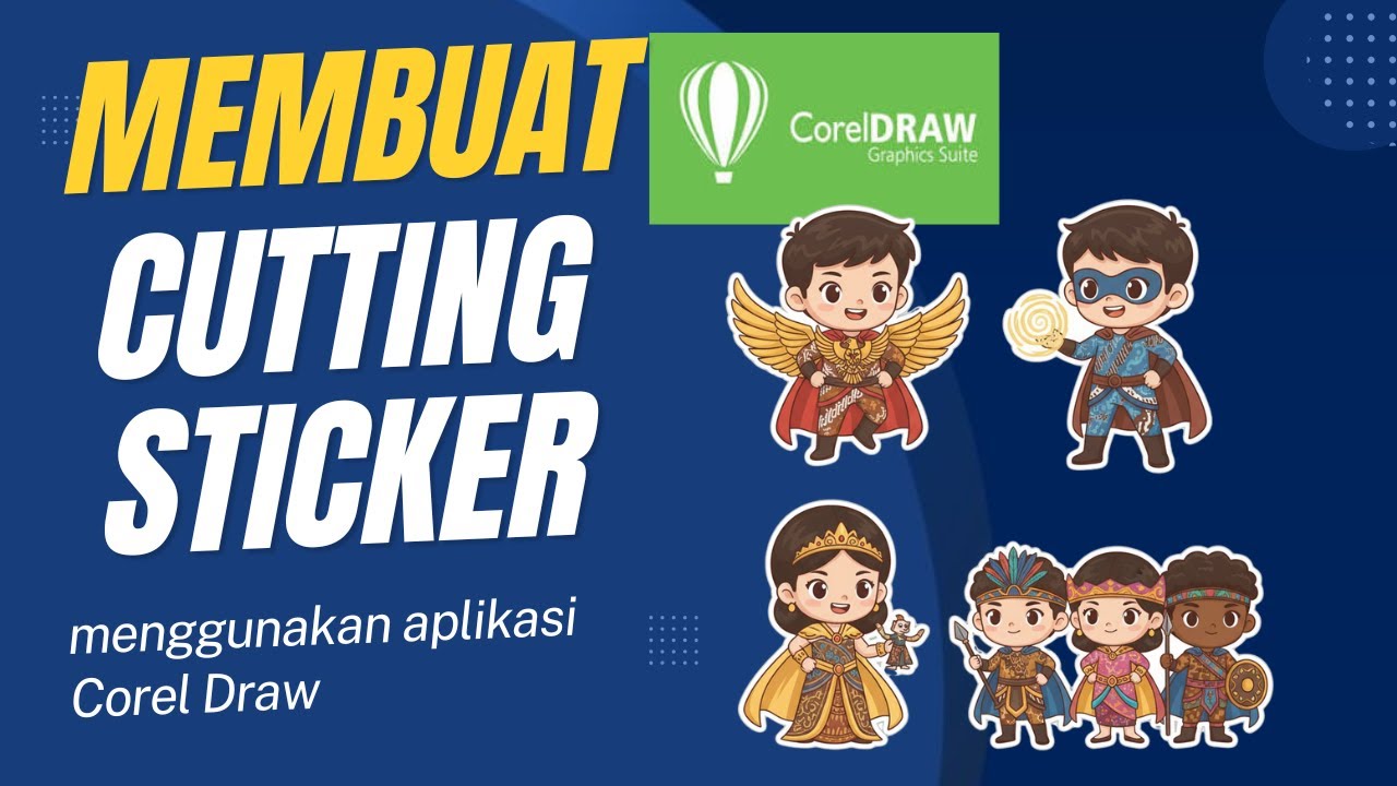 Membuat Cutting Sticker menggunakan Corel Draw #coreldraw #sticker # ...
