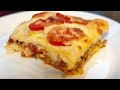 Лазанья с мясом и соусом бешамель. Быстрый лёгкий рецепт.    Lasagne Bolognese rezept.