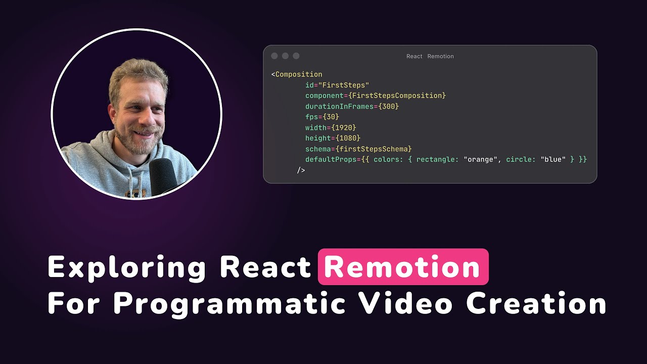 Remotion Animation Examples Building videos programmatically with React & Remotion - YouTube