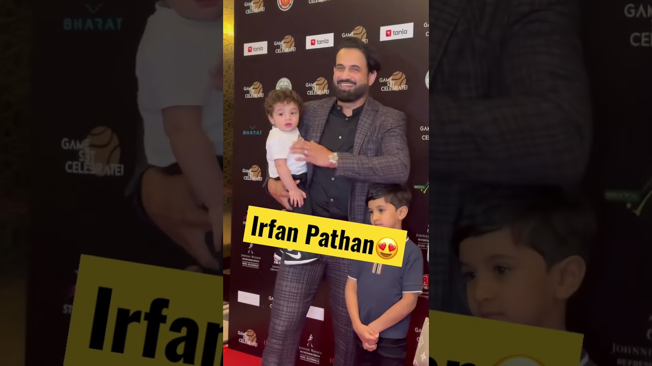 Cricketer Irfan Pathan🤩With His Lovely Family😍Cute Son🥰
