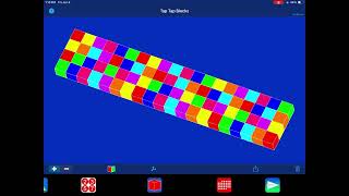 A spinning 3d rectangle shape 
