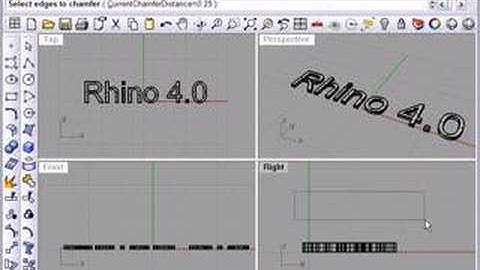 Rhino 3D - ChamferEdge