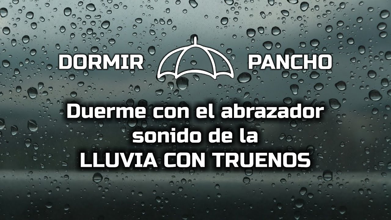 Sonido de Lluvia con Truenos para dormir tranquilo y relajado - Rain ...