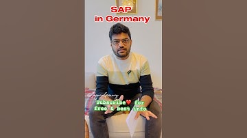 Easy SAP courses to get Job❤️❤️ 3 months lo nerchukovachu ✅ #shorts #germany #trend
