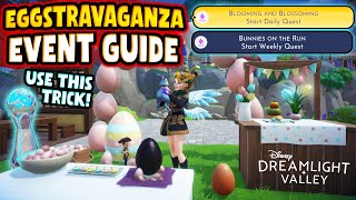 Eggstravaganza Easter Event FULL GUIDE in Disney Dreamlight Valley 2024. Genius Trick!