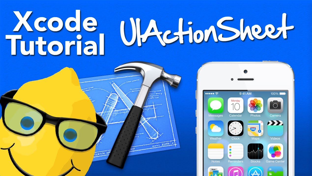 XCode 4 Tutorial UIActionSheet With Actions - Geeky Lemon Development ...