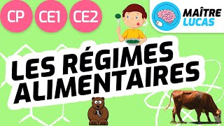 Les régimes alimentaires CE1 - CP - CE2 - Cycle 2 - Questionner le monde - Le monde du vivant