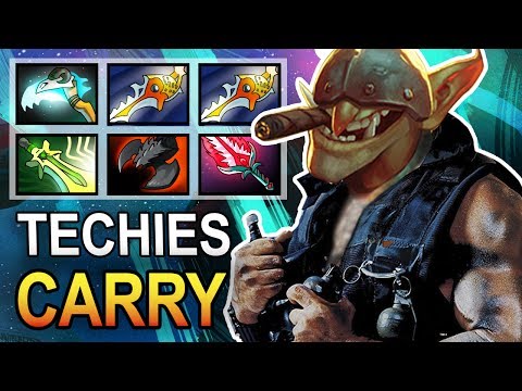 Видео: TECHIES CARRY | MONTAGE DOTA 2