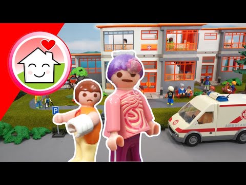 Playmobil Familie Hauser - Ferienbeginn mit Krankenhaus - Anna und Lena Kinderklinikgeschichten — Video von Familie Hauser auf YouTube