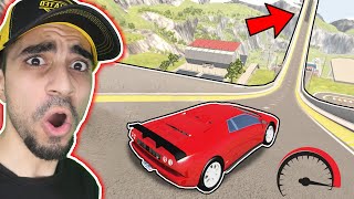 تحدي اسرع سيارة في العالم " لمبرجيني ؟ " | BeamNG Drive !! screenshot 5