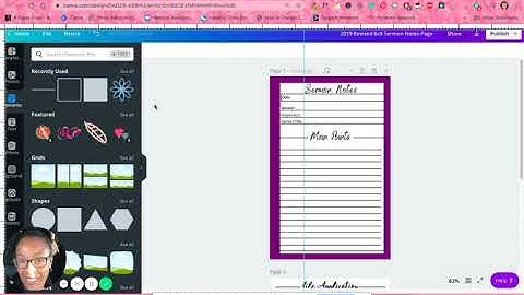 Creating a Sermon Notes Journal Using Canva   Part One of Three