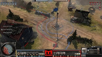 CoH2 - 1v1 [WM]AndresTC vs [SU]Finndeed