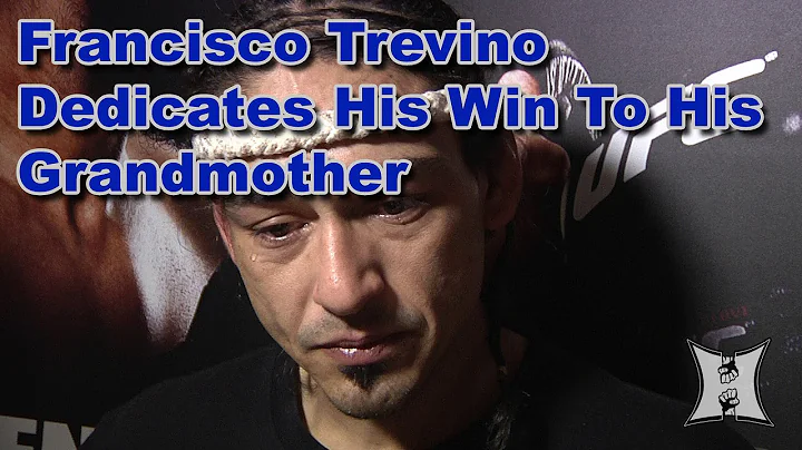 An Emotional Francisco Trevino Dedicates UFC 171 To His Grandmother