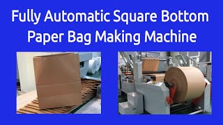 square bottom paper bolsa machine