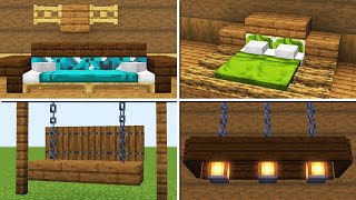 10 Cabin Furniture designs & ideas in Minecraft Java & Bedrock! w/LohnJam