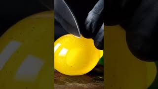 Asmr glass fruit cut video#youtubeshorts #asmrsounds