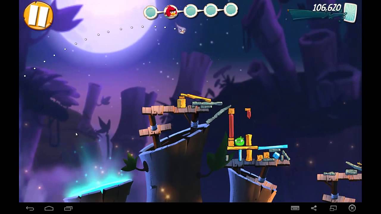 Angry Birds 2 | Bamboo Forest Greasy Swamp | Level 121 | 3 star Walktrough