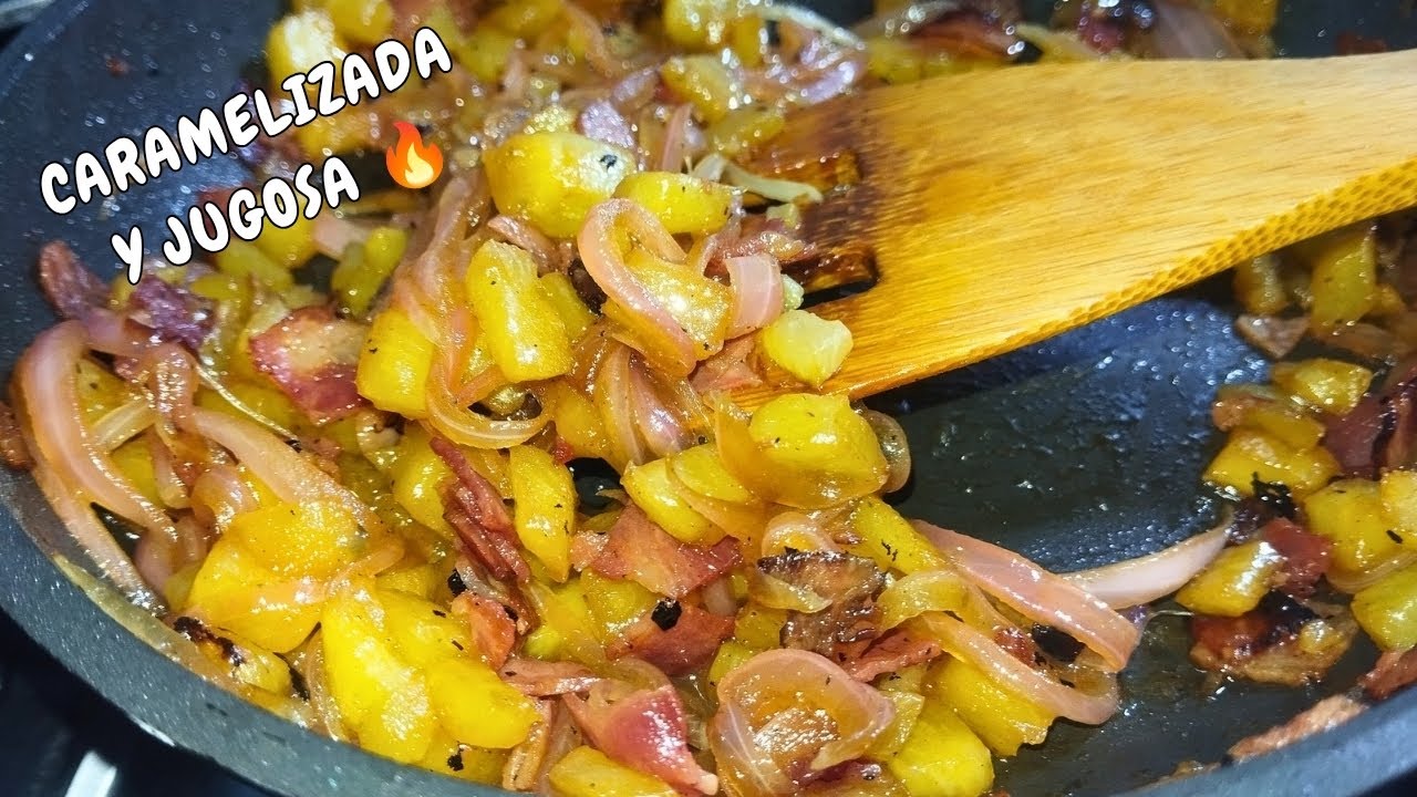 Cebolla Caramelizada con Tocino y Piña 🍍🥓 | Agridulce Perfecta para Hamburguesas y Carnes