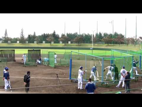 2010/2/2 セサルのフリー打撃（右打席）　投手・岩瀬