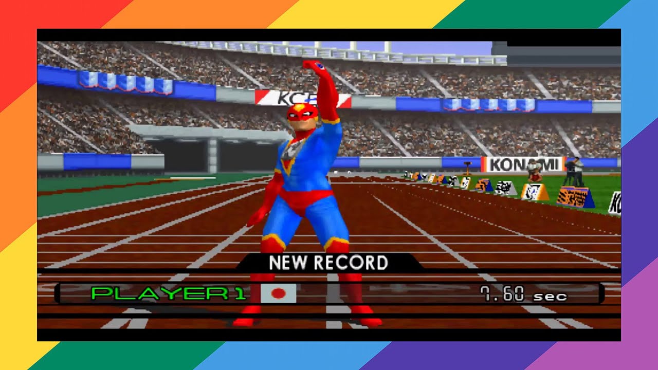 [TAS] [PSX] International Track & Field 2000 "USA" (Arcade) 100m (Expert)