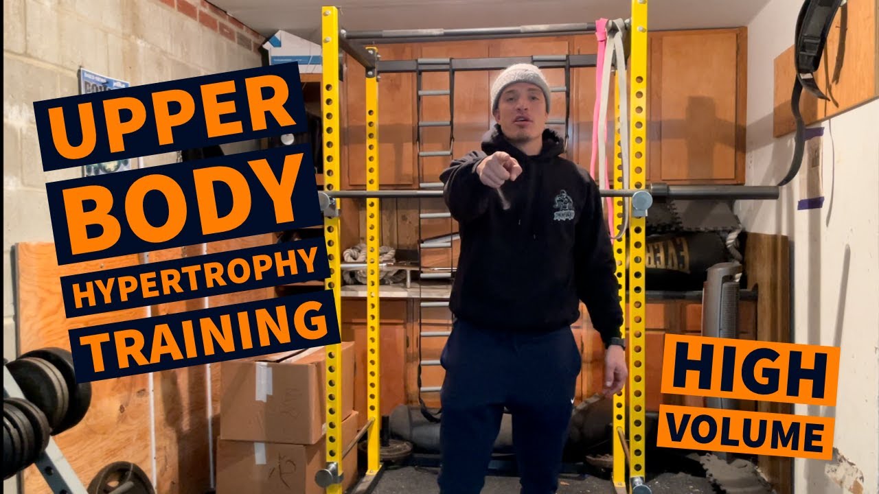 UPPER BODY HYPERTROPHY WORKOUT HIGH VOLUME SHOULDERS CHEST & BACK