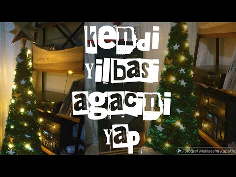 Video: Kurdelelerden Yapılmış Kendin Yap Enginar Tarzı Noel Ağacı