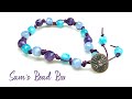 Sam’s Bead Box Unboxing May 2023 &amp; DIY Leather &amp; Gemstone Knotted Bracelet Tutorial!