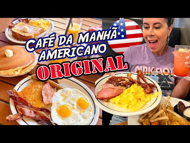 Café da manhã Americano: TRADICIONAL IHOP 
