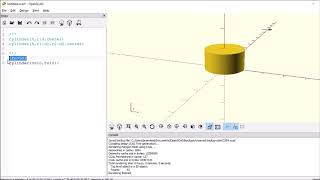 OpenSCAD - cylinder