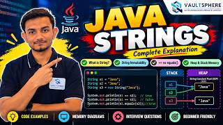 Java Strings Explained 🔥 String Immutability, == vs equals() & Heap vs Stack Memory | VaultSphere AI