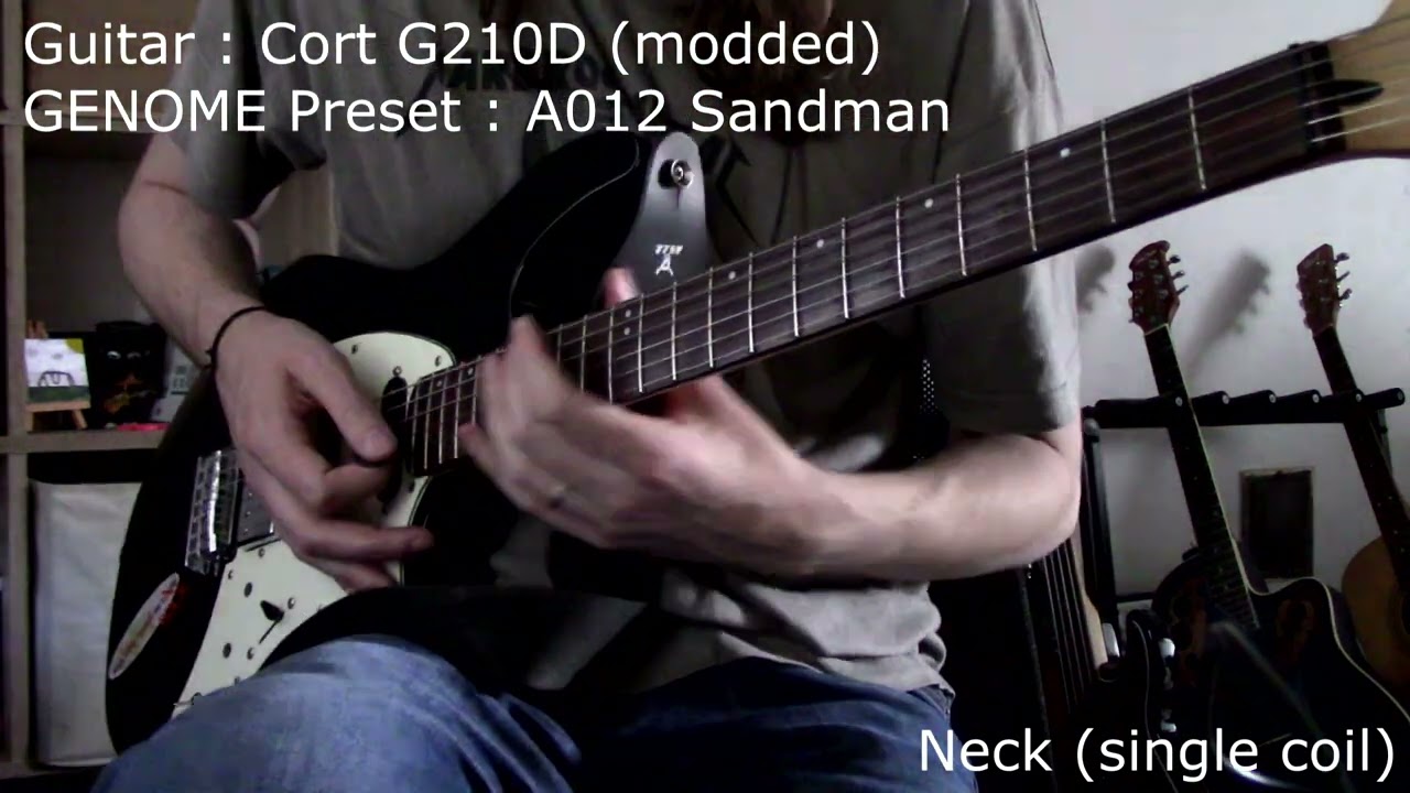 DEMO : Cort G210 (no talking, just tones) - YouTube