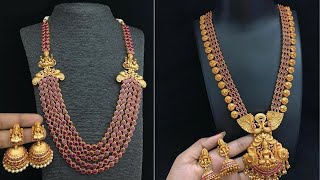 gold long haram designs | gold long necklace designs | latest gold long haram designs ideas | 2020