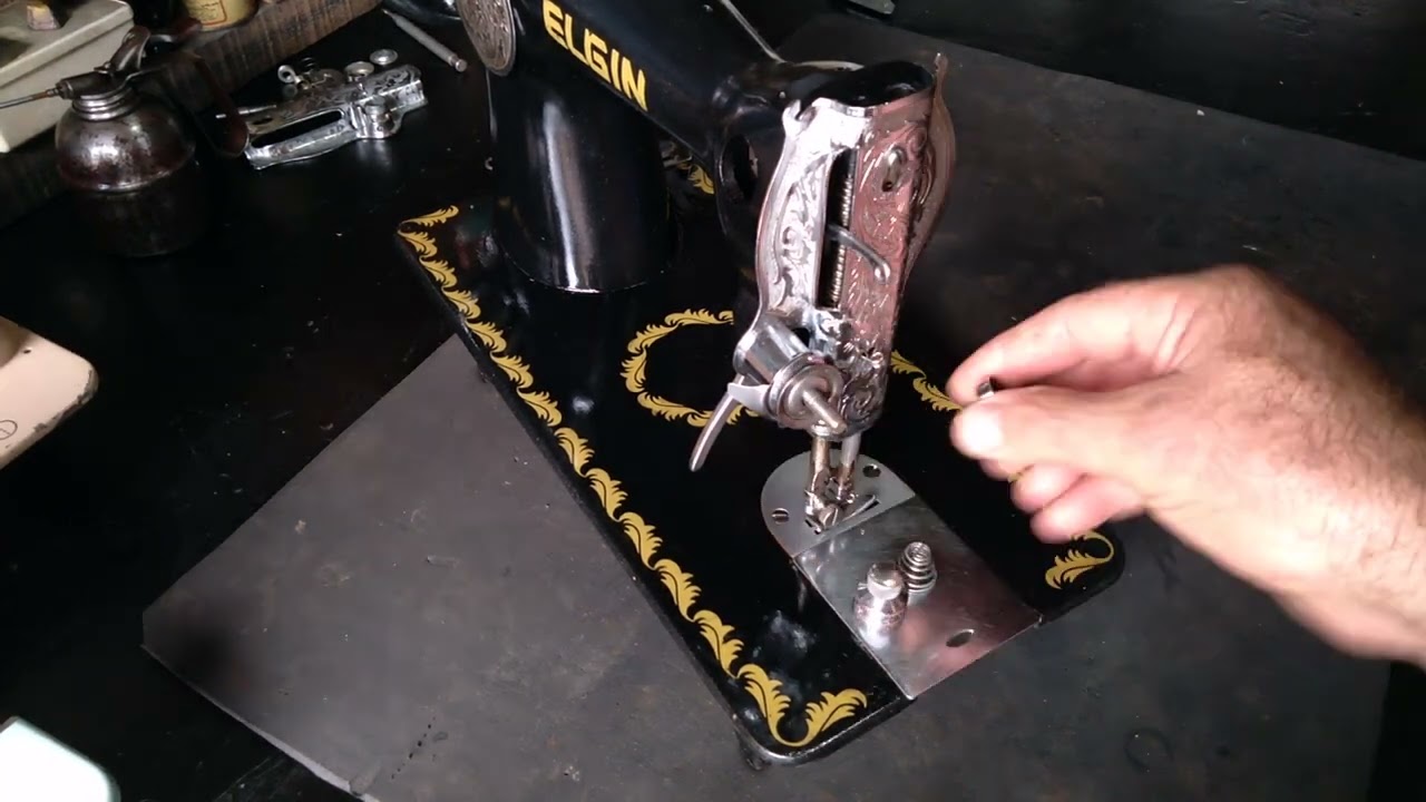 Segredo de mecânico. Tensor da máquina de costura não alivia tensão? Fazendo pino aliviador. Fácil