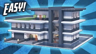 Minecraft: How To Build A Modern Mansion House Tutorial (#42)