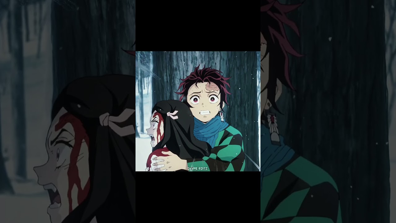 Nezuko tried to save tanjiro even after becoming a demon 🥺❤