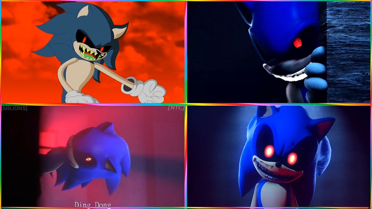 Sonic vs Sonic.exe 😱 | Coffin Dance Animation (AI 3D)