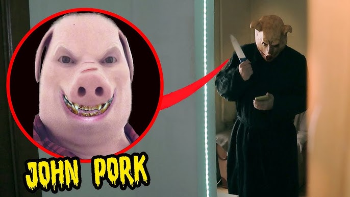 If you see John Pork in the park, run! Evil John Pork calling ! We