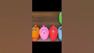 Making Slime with Funny Balloons - Satisfying Slime video