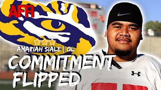 LSU Flips 3-Star OL Amaziah Siale from Cal | Did Lane Kiffin Reveal LSU's Long-Term Recruiting Plan?