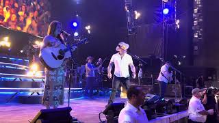 Zac Brown sings “Colder Weather” on 9/17/23 at Jones Beach