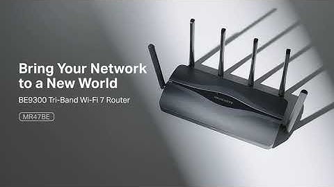 Introducing Mercusys MR47BE - BE9300 Tri-Band Wi-Fi 7 Router