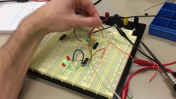 Simple 4-bit counter circuit using a 74393 Counter