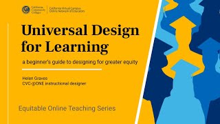 Meeting Students’ Diverse Needs: Universal Design for Learning
