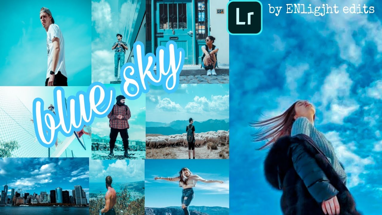 Blue Sky Preset Lightroom Mobile Presets Light filters Light