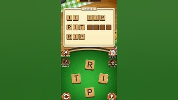 word collect game solving 9 level
