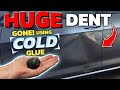 Fixing a HUGE DENT with COLD GLUE!